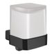 Дозатор для жидкого мыла EMCO Loft настенный на 155мл прямоугольный стеклянный черный 052113303 1 из 6