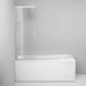 Стінка скляна для ванної універсальна дві секції розсувна 150см x 100.5см AM.PM стекло прозрачное 4мм профиль матовий хром WU80S-100PS-150MT 4 з 6