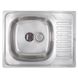 Мийка для кухні із нержавіючої сталі прямокутна HAIBA Рolish 650x500x180мм глянцева 0.8мм із сифоном HB0554 1 з 3