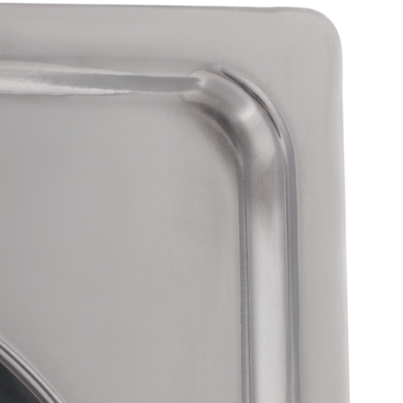 Мийка для кухні із нержавіючої сталі прямокутна HAIBA Polish 500x470x180мм глянцева 0.8мм із сифоном HB0542
