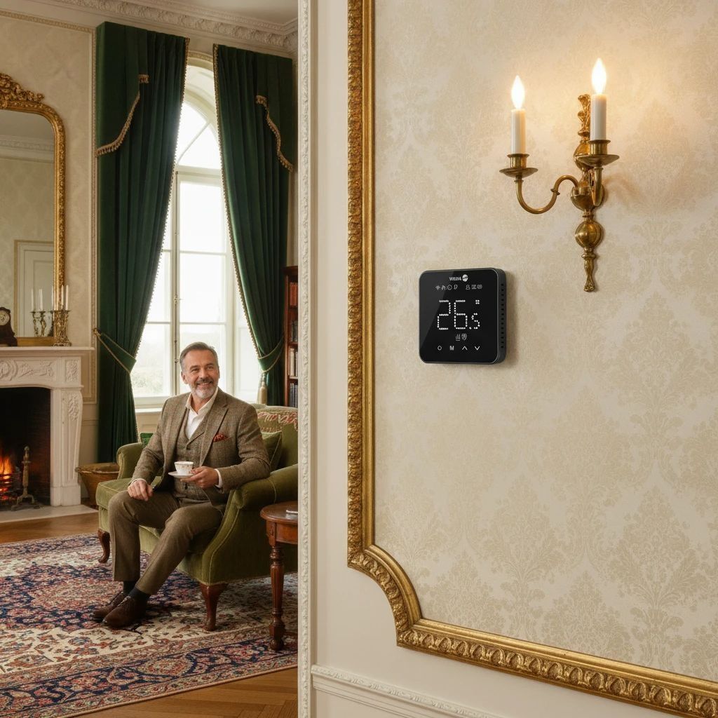 Комнатный терморегулятор для теплого пола VERIA Control WT45 Wi-Fi с программированием 189B4072