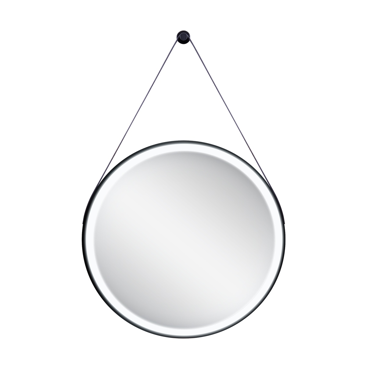 Зеркало круглое в ванную Q-TAP Robin 60x60см c подсветкой QT13786502B