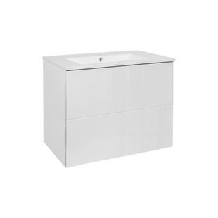 Тумбочка с раковиной для ванной Q-TAP Tern 71x48x46.5см подвесная белый QT1772TPL7013070CW