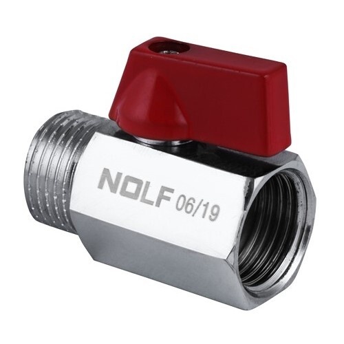 Кран кульовий NOLF NF.420 1/2" вн-зв міні PN16бар NF2969