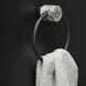 Держатель-кольцо для полотенец AQUANOVA Nero 170мм округлый из камня серый NERTLR-195 4 из 4