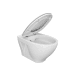 Унітаз підвісний безобідковий білий CERSANIT Moduo із сидінням з мікроліфтом SZCZ1002090915 6 з 7
