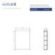 Шафа CERSANIT Moduo 59.4x80x14.1см монтаж на стіну білий S929-016 4 з 4