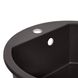 Раковина на кухню из искусственного камня круглая Q-TAP CS 505мм x 505мм коричневый с сифоном QTD510COF551 5 из 6