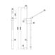 Душевой набор PAFFONI Light LIFE с ручной лейкой, шлангом и стойкой 685мм хром ZSAL079CR 2 из 2