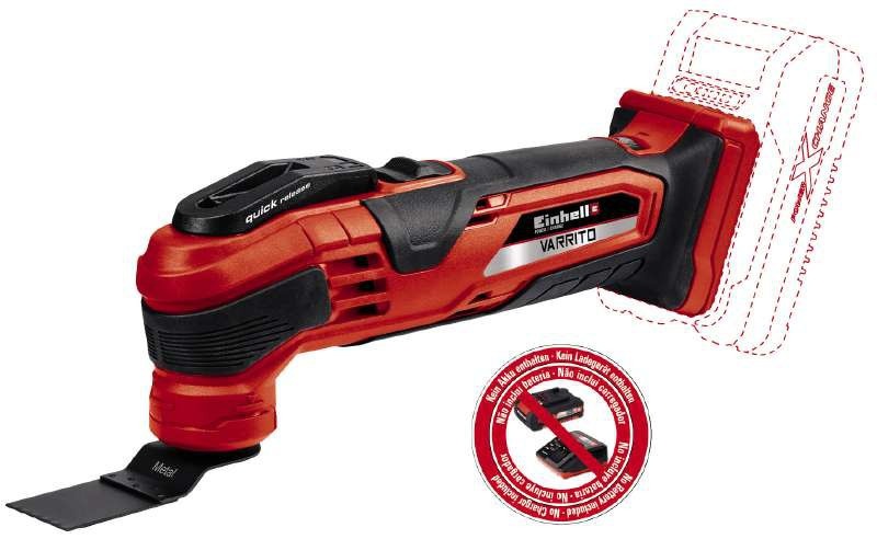 Багатофункціональний інструмент Einhell VARRITO акум PXC 18В 22000-40000об·хв 1кг