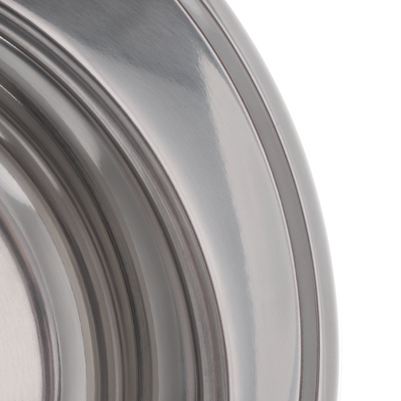 Мийка для кухні із нержавіючої сталі кругла HAIBA 490x490x180мм глянцева 0.8мм із сифоном HB0533