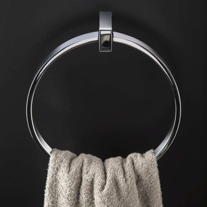 Держатель-кольцо для полотенец COSMIC Extreme 2530171 209мм прямоугольный металлический хром