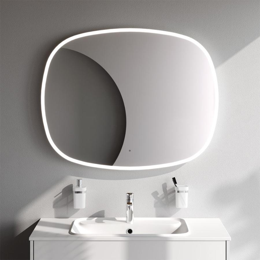 Зеркало в ванную AM.PM Universal 80x100см c подсветкой сенсорное включение прямоугольное M8FMOX1001WGH38