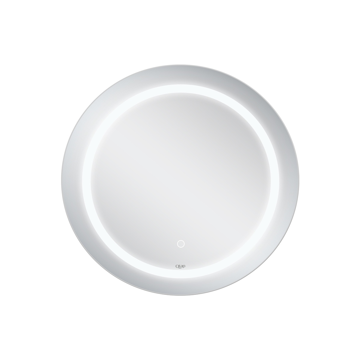 Дзеркало кругле для ванної Q-TAP Jay 59x59см із підсвіткою сенсорне увімкнення QT0778250359W