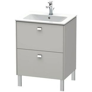 Тумба под умывальник DURAVIT Brioso 62x68.3x47.9см напольная серая BR440101007