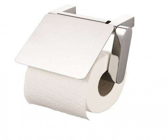 Подставка для туалетной бумаги с крышкой HACEKA Viero хром металл 1125591