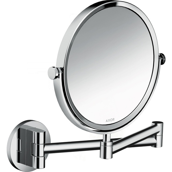 Косметическое зеркало HANSGROHE AXOR Universal круглое подвесное металлическое хром 42849000