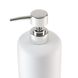 Дозатор для жидкого мыла MVM Milan настольный на 500мл округлый керамический белый BA-23 WHITE 6 из 14