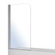 Шторка стеклянная для ванной оборачиваемая распашная 140см x 80см VOLLE стекло прозрачное 5мм профиль хром 10-11-100 1 из 2
