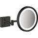 Косметичне дзеркало для ванної HANSGROHE ADDSTORIS чорний метал 41790670 1 з 2