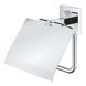 Тримач для туалетного паперу із кришкою GROHE QuickFix Start Cube 41102000 прямокутний металевий хром CV033420 3 з 6