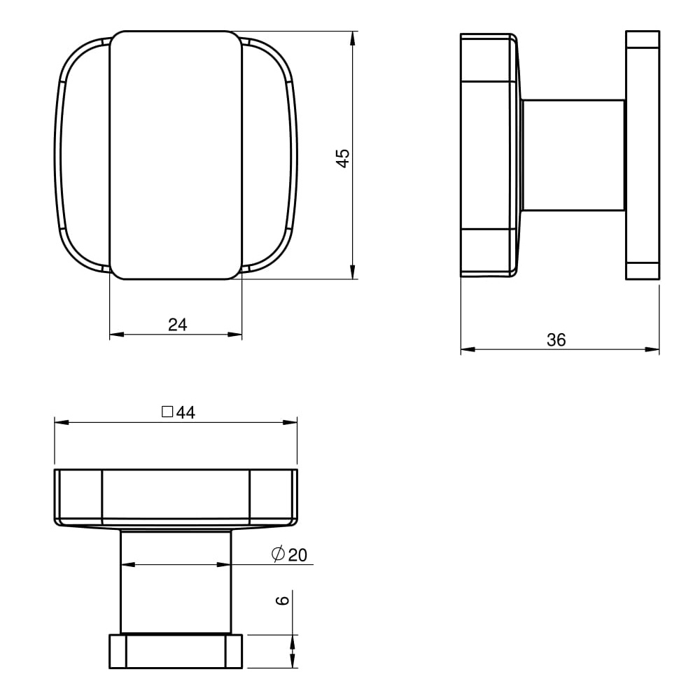 Комплект аксесуарів для ванної VOLLE TEO set20210208 округлий металевий хром