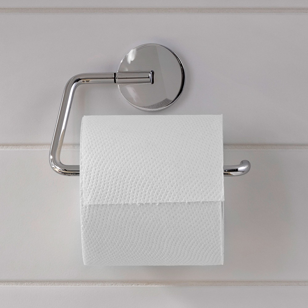 Тримач для туалетного паперу EMCO Round округлий металевий хром 430000100