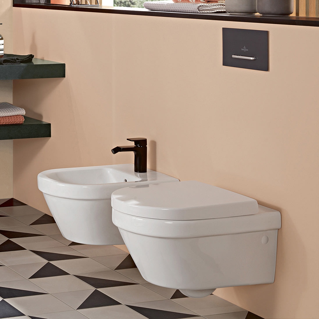 Сидіння для унітазу VILLEROY&BOCH Omnia Architektura 98M9D101 дюропласт 376x452мм 155мм між кріпленнями біле