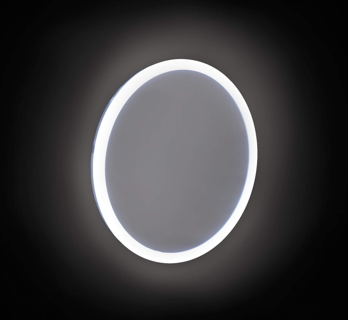 Косметичне дзеркало із підсвіткою DEANTE Round USB кругле підвісне пластикове хром ADR_0821