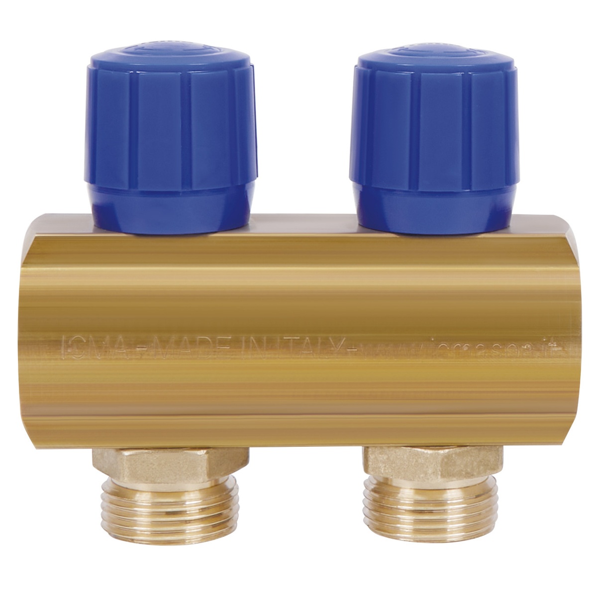 Колектор для водопроводу ICMA 2 контури 1"/3/4" 1105 (Blue) 871105PG0512