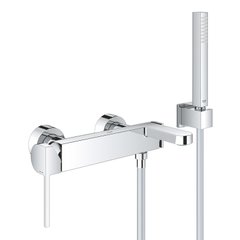 Змішувач для ванної одноважільний із коротким виливом GROHE Plus хром латунь 33547003