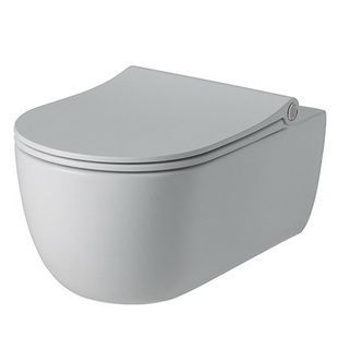 Унитаз подвесной безободковый белый NOKEN Acro Compact с сиденьем с микролифтом 100282320
