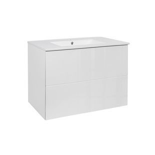 Тумба с раковиной для ванны Q-TAP Tern 81.5x48x46.5см подвесная белый QT1772TPL8013080CW
