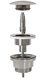 Донний клапан для раковини REA KLIK-KLAK 62мм без переливу латунь 1 1/4" матований сатин REA-A6000 3 з 3