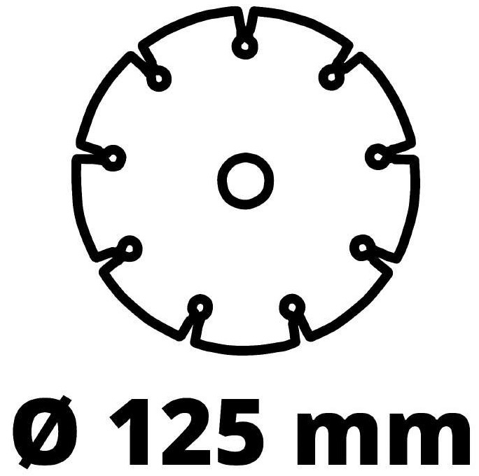 Борозды Einhell TE-MA 1500, диск 125мм, 1500Вт, паз 8-30мм, глубина паза 5-30 мм, 8500об•мин, 4.8кг
