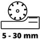 Борозник Einhell TE-MA 1500, диск 125мм, 1500Вт, паз 8-30мм, глибина пазу 5-30 мм, 8500об•хв, 4.8кг 8 з 12