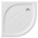 Піддон для душової кабіни RAVAK Elipso Pro 100x100x3см напівкруглий композитний без сифону білий XA23AA01010 1 з 3