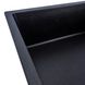 Мойка для кухни гранитная прямоугольная PLATINUM 8650 DIAMOND 860x500x190мм без сифона черная PLS-A39176 4 из 7