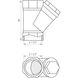 Фильтр грубой очистки SELBA SL1512 косой 1 1/2" 000015679 2 из 2