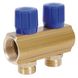 Колектор для водопроводу ICMA 2 контури 1"/3/4" 1105 (Blue) 871105PG0512 1 з 3