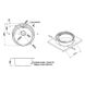 Кухонна мийка сталева кругла Q-TAP 510мм x 510мм мікротекстура 0.8мм із сифоном QTD510MICDEC08 2 з 7