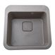 Мийка на кухню гранітна квадратна GLOBUS LUX BARBORA 510x510мм моко без сифону 000023484 1 з 8