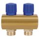 Коллектор для водопровода ICMA 2 контура 1"/3/4" 1105 (Blue) 871105PG0512 3 из 3