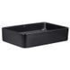 Умивальник накладний Q-TAP Tern 510x350x145мм прямокутний чорний QT1711A055MBN47302 1 з 6
