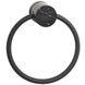 Держатель-кольцо для полотенец AQUANOVA Nero 170мм округлый из камня черный NERTLR-09 1 из 3