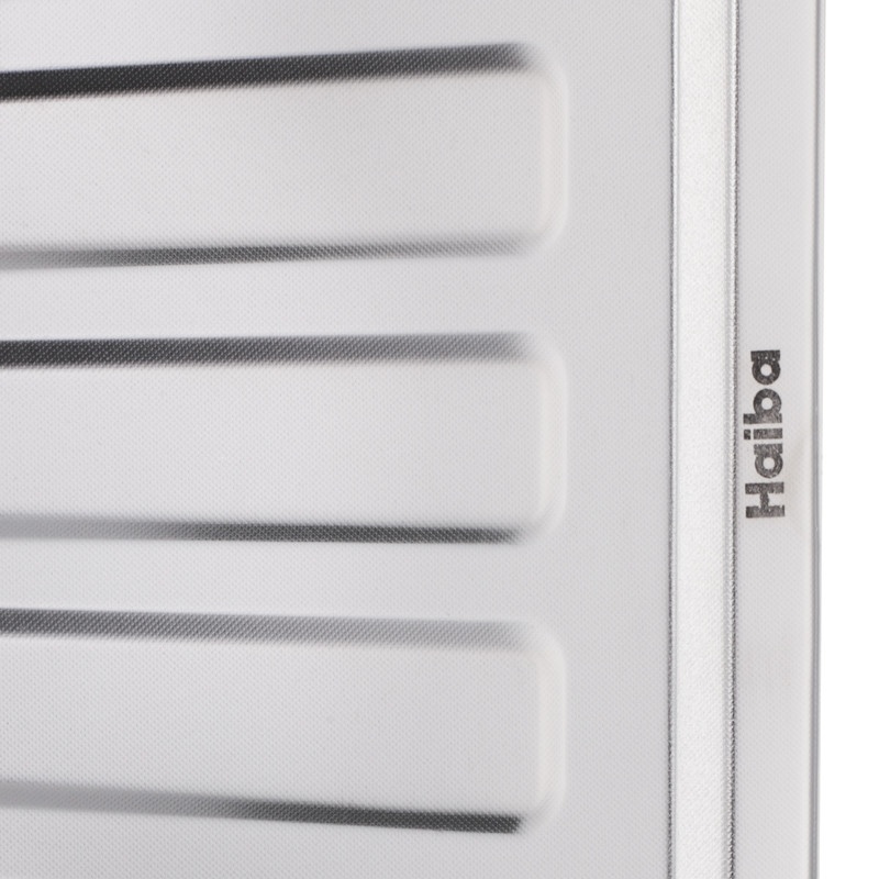Мийка для кухні із нержавіючої сталі прямокутна HAIBA Decor 740x480x180мм мікротекстура 0.8мм із сифоном HB0559