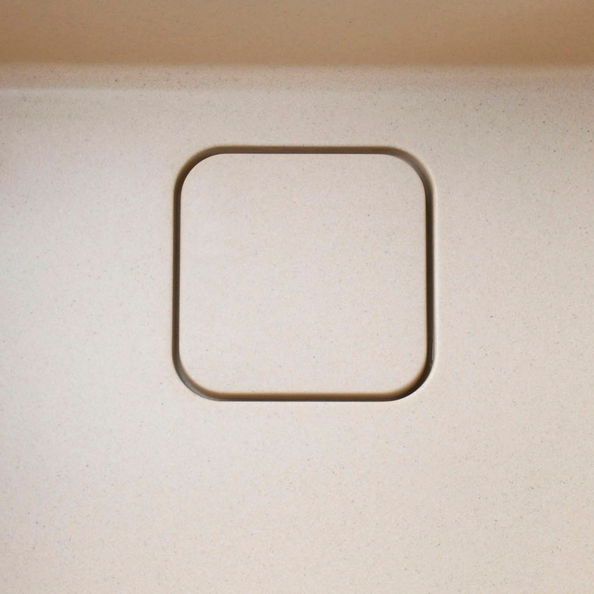Мийка на кухню гранітна квадратна GLOBUS LUX BARBORA 510x510мм бежева без сифону 000012167