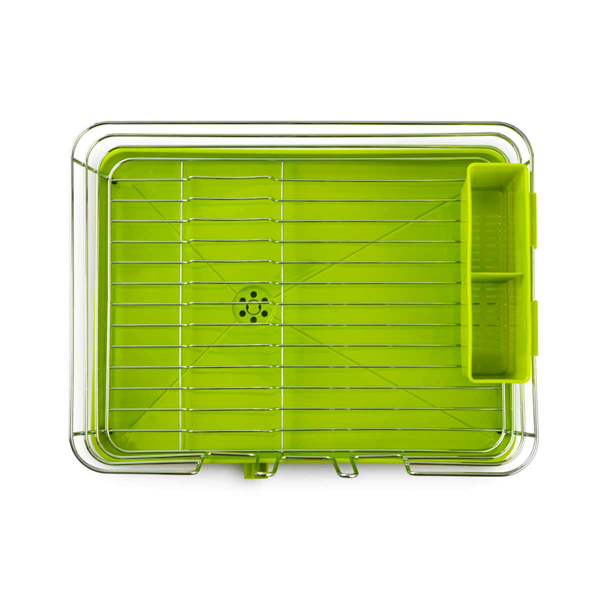 Сушарка для посуду MVM 390x300x120мм зелена DR-02 GREEN