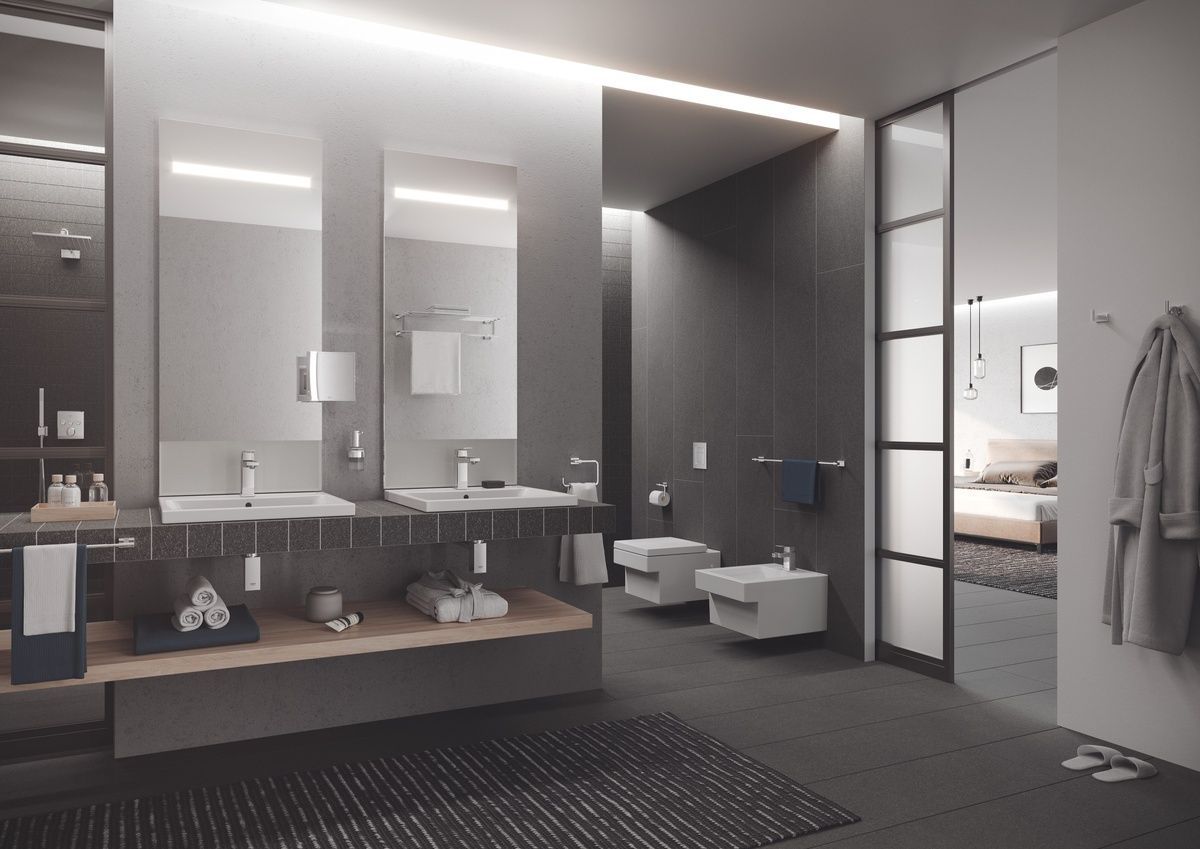 Сиденье для унитаза GROHE Cube Ceramic с микролифтом дюропласт 376x458мм быстросъемное 222мм между креплениями белое 39488000