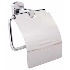 Держатель туалетной бумаги с крышкой Q-TAP Liberty хром металл QTLIBCRM1151